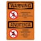 Signmission OSHA Warning Sign, 10" Height, 14" Width, Underground Gas Line Call No. 811 Bilingual, Landscape OS-WS-D-1014-L-12872 - alternate 1